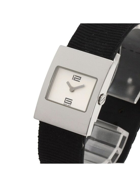 Gucci Square Face Watch SS Leather main image 10